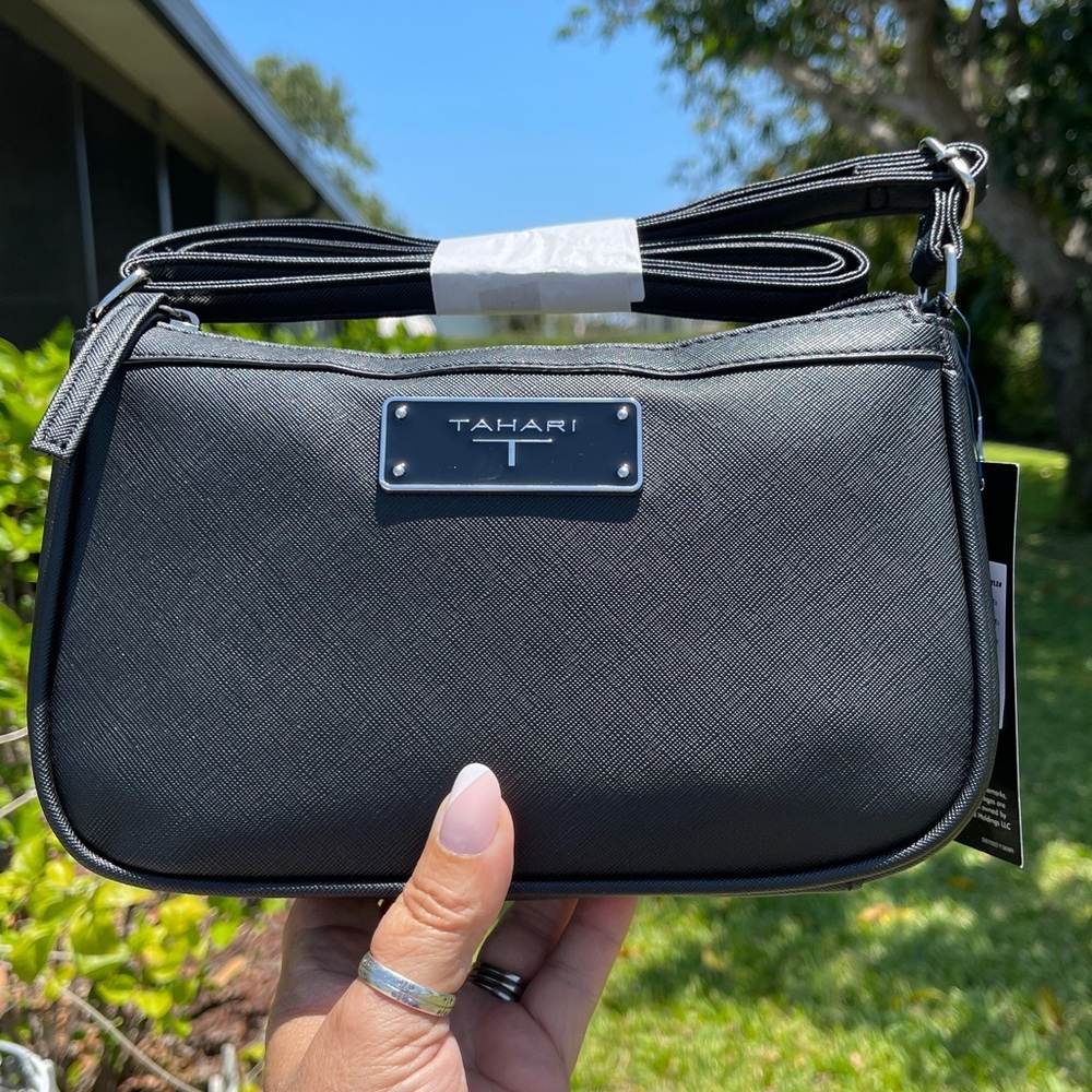 TAHARI Crossbody Saffiano Bag - Picture 4 of 13